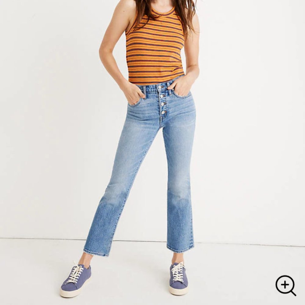 NWT Cali Demi-Boot Jeans in Dory Wash